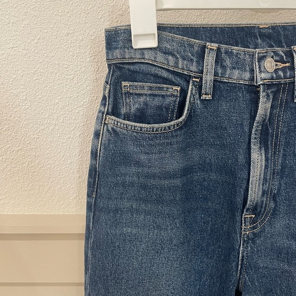 7 For All Mankind Cropped Jo with Side Slit Wide Leg Jeans 27 - Picture 4 of 12